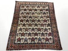 An antique Afshar rug, South-East Iran, circa 1920,