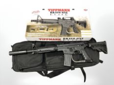 A Tippmann Bravo 1 Elite semi-automatic .