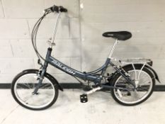 A Raleigh folding bike, frame 13