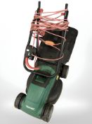 A Qualcast electric mower