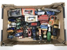 A collection of boxed and unboxed die cast cars including Polistil die cast Formula 1 cars,