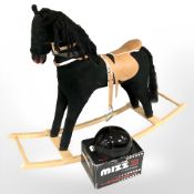 A contemporary rocking horse,