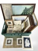 A group of pictures, prints, wall plaques, canvas, etc.