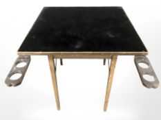 A card table,