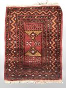 A Turkoman prayer rug, Afghanistan,