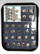 Twenty five Westminster Charles III enameled fifty pence pieces,