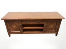 A reproduction low entertainment stand,