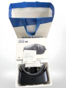 A Samsung Gear VR headset in box