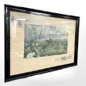 After Charles Johnson 'Snaffles' Payne (1884-1967) Peshawar Vale, colour print,