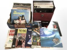Assorted LPs including The Police, Boney M, The Beatles and other mixed titles, compilations, etc.