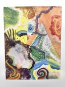 Derek Wilson (1955-2024) : Abstract study, oil on canvas, 51 cm x 66 cm.