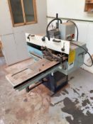 A Sedgwick tenoning machine, 415v, approximately height 140 cm, width 115 cm, depth 135 cm.