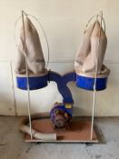 A Charnwood dust extractor on trolley base, model W692, 230v,