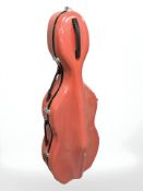 A modern cello case.