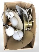 A group of Scandinavian light fittings.