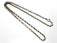 A 9ct yellow gold necklace, length 50 cm. CONDITION REPORT: 11.2g.