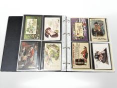 An album containing approximately 272 antique and later Christmas cards.