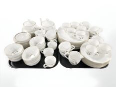 Approximately one hundred and eighteen pieces of Royal Worcester September tea,