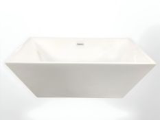 A free standing bath,