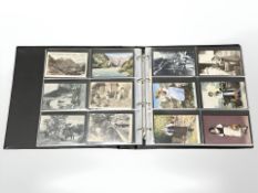 An album containing approximately 336 antique and later postcards relating to scenes of Italy, etc.