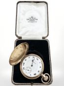 A Waltham Riverside Maximus pocket watch, twenty three jewels, timed in six positions, adjusted,