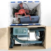 Assorted hand tools and hardware, Bissell glass cleaner, etc.