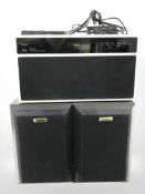 A J&L IFS29C music centre and a pair of Audition speakers.