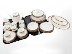 Forty four pieces of Royal Albert Holyrood tea and dinner ware