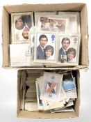 Many hundreds of Post Office picture cards and First Day Covers.