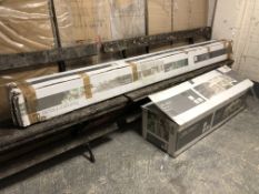 A garden pavilion contained in two boxes