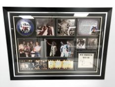 A 'The Who' photographic montage, signed by Pete Townshend,