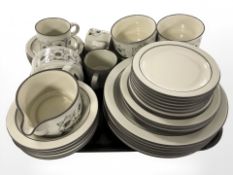 Thirty six pieces of Hornsea oven to table wares.