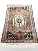 A Luri rug, West Iran, 201 cm x 134 cm.