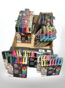 Twenty-four packs of Posca water based paint markers.