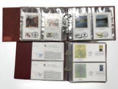 Two albums of First Day Covers of British and American subject matter.
