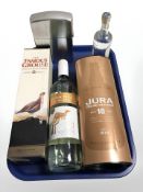 Mixed alcohols to include Famous Grouse Finest scotch whisky, 70 cl in carton, Yellow Tail wine,