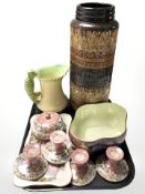 A West German pottery stick pot,