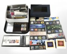 A Royal Mail Millennium Stamps Collection and assorted Post Office Mint stamps