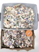 Several thousand loose 20th century stamps.
