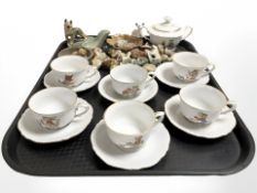 A quantity of Wade Whimsies bowls and children's tea set.