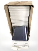 A large quantity of A4 plastic wallets.