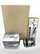 A boxed Pro Point gun kit, bench grinder,