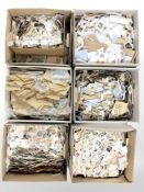 Several thousand loose 20th century stamps.