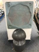 A copper marine cowling,