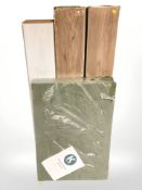 Two packs of oak effect laminate flooring,