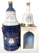 Two Royal commemorative Bell's blended scotch whisky decanters, 1982 and 1990,