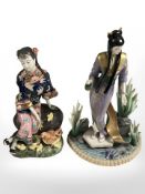 A Franklin Mint porcelain figure entitled 'Ayame', height 30 cm,