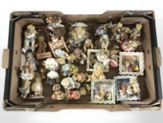 A collection of Cherished Teddies ornaments (one box)
