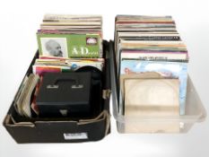 Assorted vinyl LP records, 78s and 45s including classical, compilations, soundtracks, etc.