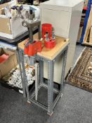 A Lee bullet making press.